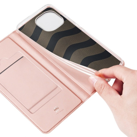 Чехол-книжка DUX DUCIS Skin Pro Series на Xiaomi Mi 11 Lite/Mi 11 Lite NE 4G/- розовое золото