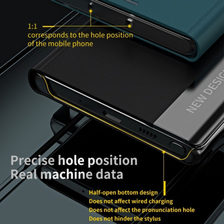 Чохол-книжка Electroplated Ultra-Thin для Xiaomi Poco F5 - блакитний