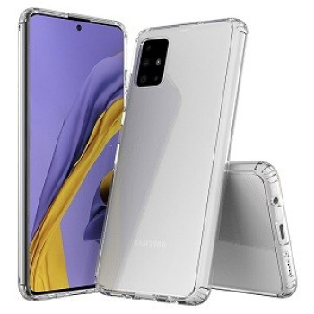 Акриловий протиударний чохол HMC з посиленим захистом кутів на Samsung Samsung Galaxy A51 - прозорий