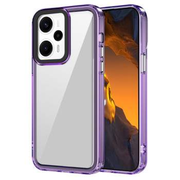 Протиударний чохол Acrylic для Xiaomi Redmi Note 12 Turbo/Poco F5 - прозоро-фіолетовий