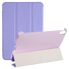 Чехол-книжка Silk Texture Three-fold на iPad mini 6 - фиолетовый
