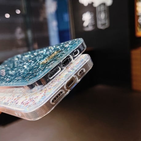 Чохол протиударний SULADA Colorful Diamond Series для iPhone 13 Pro - синій