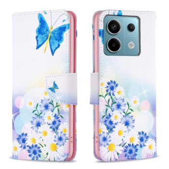 Чехол-книжка Colored Drawing Pattern для Xiaomi Redmi Note 13 Pro 5G/Poco X6 5G - Love