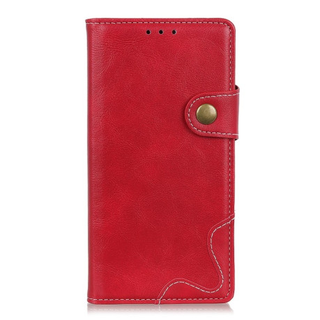 Кожаный чехол-книжка S-Type Stitching Calf для Samsung Galaxy M13 4G - красный