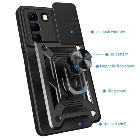 Протиударний чохол Sliding Camshield для Infinix Hot 50 4G - синій