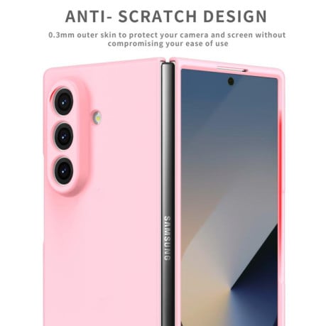 Противоударный чехол Armor Series на Samsung Galaxy Fold 7 5G - розовый