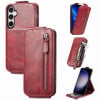 Фліп-чохол Zipper Wallet Vertical для Samsung Galaxy S23 FE 5G - червоний