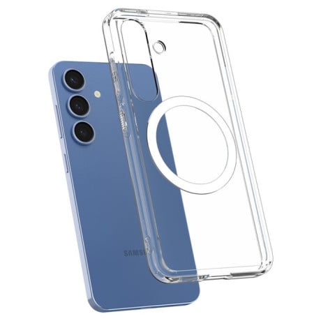 Оригінальний чохол Spigen Ultra Hybrid Mag Case для Samsung Galaxy S25+Plus - Clear