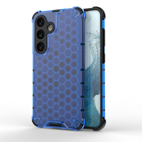 Противоударный чехол Honeycomb на Samsung Galaxy S24 5G - синий