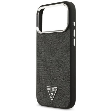 Оригинальный чехол Guess 4G Triangle Logo с MagSafe на iPhone 17 Pro Max - black