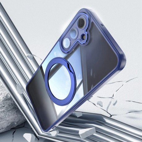 Противоударный чехол MagSafe Acrylic Hybrid для Samsung Galaxy A16 5G - синий
