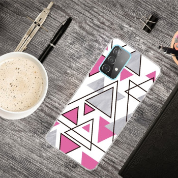 Противоударный чехол Triangular Pattern для Samsung Galaxy A32 4G- SJ-9