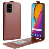 Фліп-чохол Pattern Single Fold Edge на Samsung Galaxy S20+Plus-коричневий