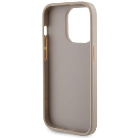 Оригинальный чехол Guess Strass Metal для iPhone 15 Pro Max - gold(GUHCP15XPS4DGPD)