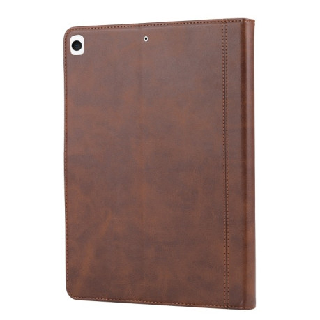 Чехол - книжка Calf Texture Double Fold Clasp для iPad 10.2 - коричневый