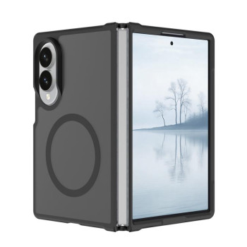 Ударостійкий гібридний чохол Skin Feel з MagSafe на Samsung Galaxy Fold8 5G — чорний