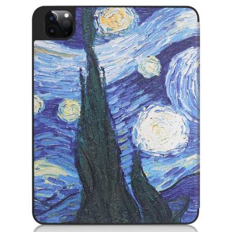 Чехол-книжка Colored Drawing на iPad Pro 11 inch (2021) - Vincent Van Gogh