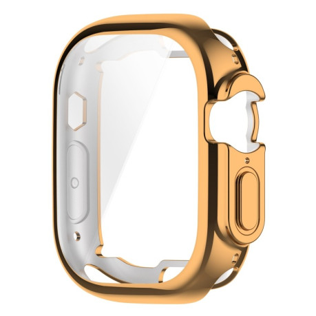 Противоударная накладка Electroplating для Apple Watch Ultra 49mm - розовое золото