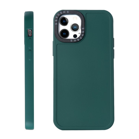 Противоударный чехол Black Lens для iPhone 14 - темно-зеленый