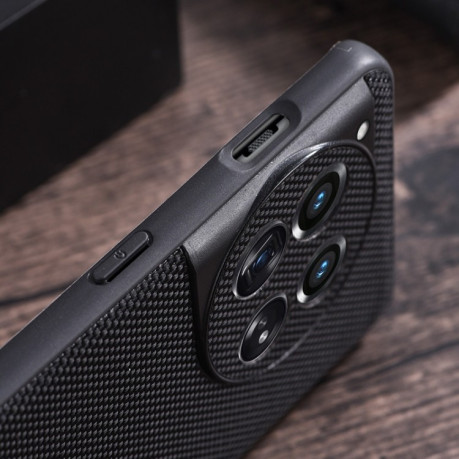 Противоударный чехол Nylon Cloth Texture +TPU для OnePlus 12 - черный
