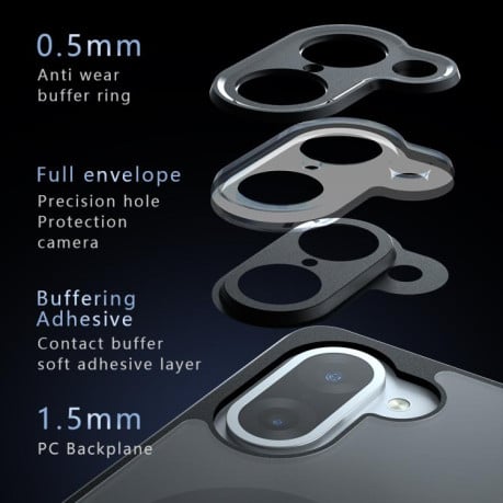 Чехол Armor MagSafe гибрид на OnePlus Ace 5 Racing / Nord CE5 - черный