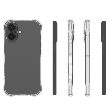 Противоударный чехол Thickening на iPhone 17 - прозрачный