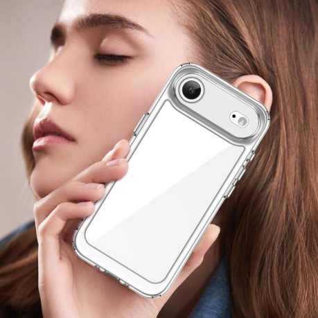 Противоударный чехол Colorful Acrylic Series для iPhone Air - прозрачный