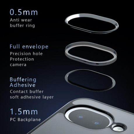 Протиударний чохол Armor Precise Hole гібрид на Google Pixel 10a — прозорий