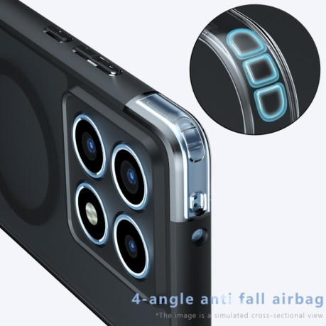Противоударный чехол Armor Precise Hole PC Hybrid TPU для Xiaomi 14T Pro - черный