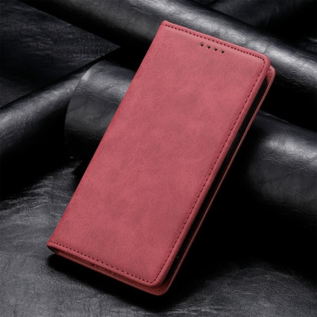 Чохол-книжка Business Solid Color Magnetic RFID Leather на Xiaomi 14T Pro - червоний