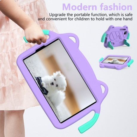 Протиударний чохол Ice Baby EVA Shockproof Hard для Xiaomi Redmi Pad 4G SE 8.7 2024 - Light Purple+Mint Green