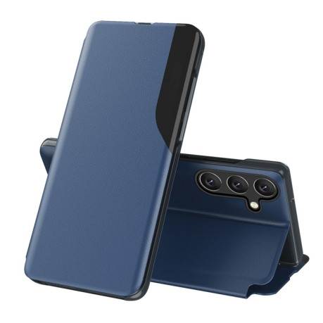 Чехол-книжка Clear View Standing Cover на Samsung Galaxy A35 5G - синий