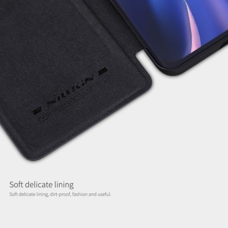 Шкіряний чохол-книжка Nillkin Qin Series для Xiaomi Mi 11 - чорний