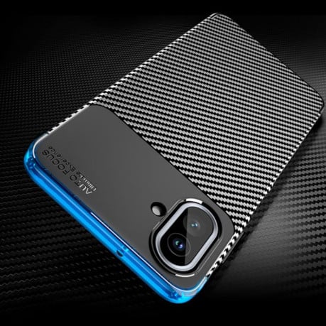 Карбоновий чохол HMC Carbon Fiber на Samsung Galaxy A07 4G - чорний