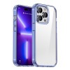 Противоударный чехол Crystal Clear для iPhone 14 Pro - голубой