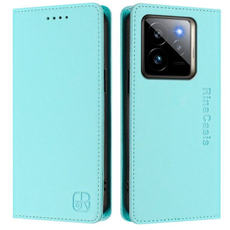 Чехол-книжка Retro Skin Feel Business Magnetic на Realme GT 7 Pro 5G - зеленый