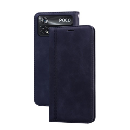 Чохол-книжка Frosted Business Magnetic на Xiaomi Poco X4 Pro 5G - чорний
