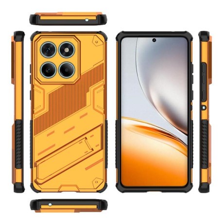 Противоударный чехол Punk Armor для Motorola Edge 60 Fusion 5G - оранжевый