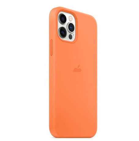 Силиконовый чехол Silicone Case Kumquat на iPhone 12 Pro Max (без MagSafe) - премиальное качество