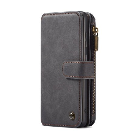 Шкіряний чохол-гаманець CaseMe на Samsung Galaxy S20 Plus - чорний