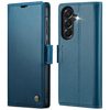 Чехол-книжка CaseMe 023 Butterfly Buckle Litchi Texture RFID Anti-theft Leather для Samsung Galaxy A37 5G — синий