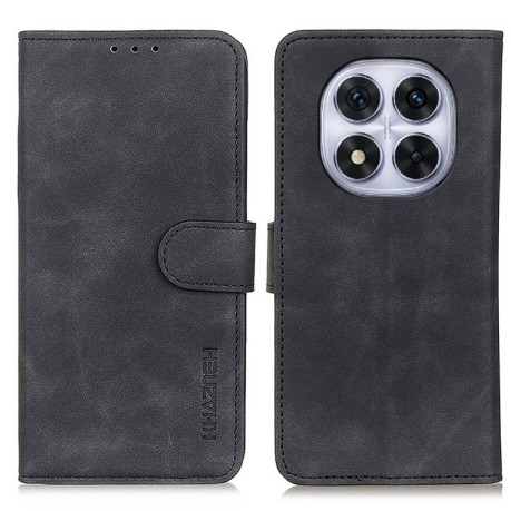 Чехол-книжка KHAZNEH Cowhide Texture на Xiaomi Redmi Note 14 Pro 4G - черный