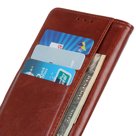Чохол-книжка Copper Buckle Nappa Texture на Samsung Galaxy Note10 Lite / A81-коричневий