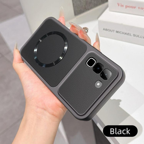 Магнітний чохол Escase Lambskin Series з м'яким покриттям на Infinix Hot 70 4G — чорний