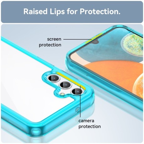 Противоударный чехол Colorful Series Acrylic для Samsung Galaxy A54 5G - синий