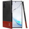 Чехол IMAK Ruiyi Series Concise Slim на Samsung Galaxy Note 10- черно-бордовый