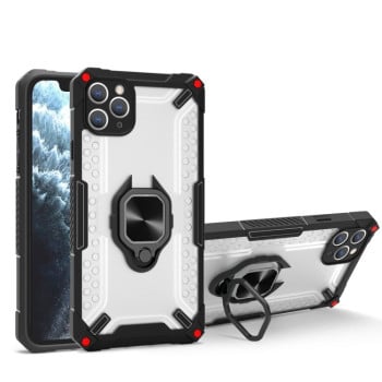 Протиударний чохол Matte with Ring Holder для iPhone 13 Pro - чорний