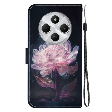 Чохол-книжка Colored Drawing Series на Xiaomi Redmi 14C 4G/Poco C75/Redmi A4 5G - Peony