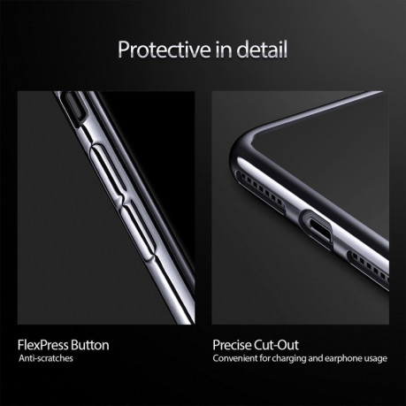 Ультратонкий силиконовый чехол ESR Essential Twinkler Series на iPhone 8 Plus / 7 Plus- черный