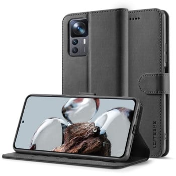 Чохол книжка LC.IMEEKE Calf Texture Xiaomi 12T / 12T Pro - чорний